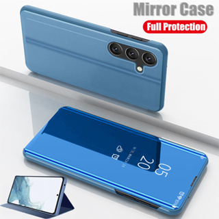 Flip Stand Mirror Phone Case For Samsung Galaxy M13 M23 M14 M54 M53 M52 M51 M31 M21 M30S Cover