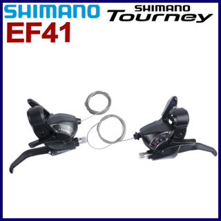 Shimano Tourney EF41 คันเกียร์ 3x7 ความเร็ว 3 ความเร็ว 7 ความเร็ว สําหรับจักรยานเสือภูเขา SL-EF41