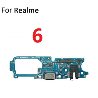 บอร์ดเชื่อมต่อพอร์ตชาร์จ USB พร้อมไมโครโฟน สําหรับ OPPO Realme6 6Pro Realme 6 6i 6 Pro
