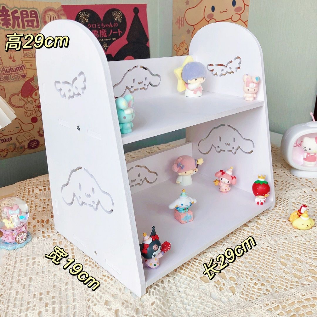 kawaii-sanrio-ชั้นวางของ-ลายคิตตี้-ชินนาม่อนโรลน่ารัก-สําหรับห้องน้ํา-ห้องนอน-โต๊ะเครื่องแป้ง