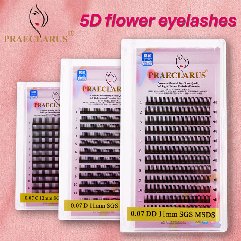 praeclarus-ขนตาดูเปียก-ความหนาของขนตา-5d-flora-wet-look-0-07-มม-ต่อขนตาดอกทานตะวันดูเปียก-ขนตาปริมาณดอกไม้-5d-วัสดุระดับพรีเมียม-ขนตาดูเปียกนุ่มเป็นธรรมชาต
