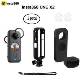 ฟิล์มซิลิโคน ป้องกันเลนส์ ทนทาน สําหรับ Insta360 ONE X2 Insta 360 ONE X 2