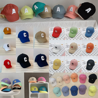 หมวกเบสบอล กันแดด ปักลายตัวอักษร ปรับได้ สําหรับเด็กผู้ชาย และเด็กผู้หญิง A C M N R