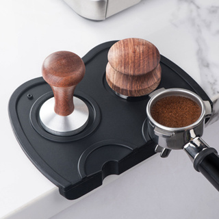 แผ่นยางรองแทมเปอร์ ยางรองกดกาแฟ ยางรองโต๊ะกดกาแฟ Coffee Tamper Mat แผ่นยางซิลิโคนรองแทมเปอร์