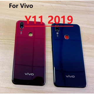 เคสแบตเตอรี่ด้านหลัง พร้อมโลโก้ และปุ่มปรับระดับเสียง แบบเปลี่ยน สําหรับ Vivo Y11 2019