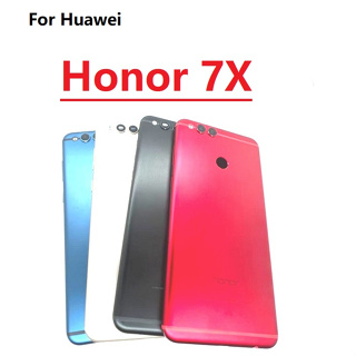 เคสแบตเตอรี่ พร้อมโลโก้ และปุ่มปรับระดับเสียง แบบเปลี่ยน สําหรับ Huawei Honor 7X
