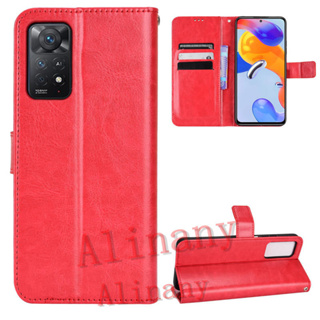 เคสสำ Redmi Note 12 Pro 4G Case Flip PU Leather Phone Casing Redmi Note12 Pro 4G คสโทรศัพท์มือถือ Back Cover