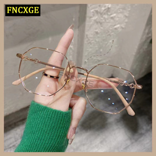 สินค้า Fncxge ป้องกันแสงสีฟ้า บล็อกผู้หญิง สายตาสั้น แว่นตา กรอบคอมพิวเตอร์ ออปติคอล ใส เลนส์ใส แฟชั่น กรอบ แว่นตาใบสั่งแพทย์
