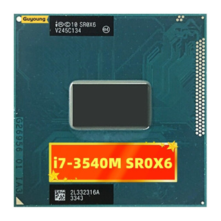 Yzx Core ซ็อกเก็ตโปรเซสเซอร์ I7 3540M SR0X6 I7-3540M SROX6 3.0GHz 4M Dual Core CPU PGA 988 pin G2 สําหรับโน้ตบุ๊ก แล็ปท็อป