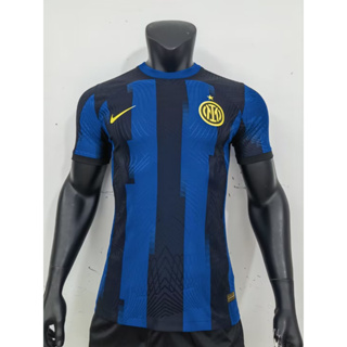 [Player Version] 2324 ใหม่ เสื้อเชิ้ตแขนสั้น ลายฟุตบอล Inter Milan คุณภาพสูง