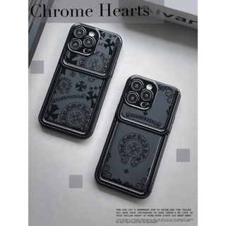 เคสโทรศัพท์มือถือแบบนิ่ม ลายหัวใจ สีโครม สําหรับ iphone 14 Pro Max i14 13 Pro Max i13 13pro i11 11promax i12 12 Pro Max