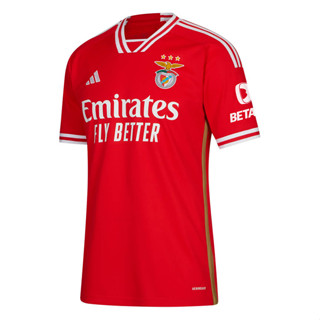 เสื้อกีฬาแขนสั้น ลายทีมชาติฟุตบอล benfica 2023-2024 ไซซ์ S-2XL 23/24