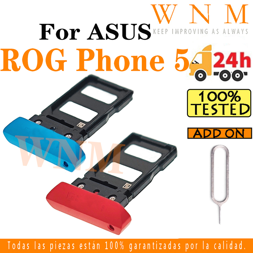 สําหรับ ASUS ROG โทรศัพท์ 5 ROG5 ZS673KS ซิมการ์ดผู้ถือช่องเสียบการ์ด ...