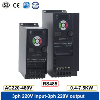 ตัวแปลงความถี่มอเตอร์อินเวอร์เตอร์ 220V เอาท์พุต 0.4-4KW VFD