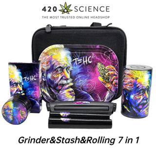 Einstein Grinder &amp; Stash Rolling Kit