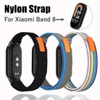 Nylon Strap for Xiaomi Mi Band 8 Breathable Summer Replacement Belt Wristband Watch Bracelet on Xiaomi Band8 Accessories 2023 New