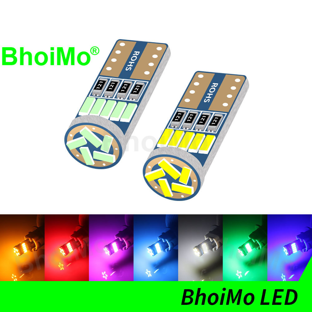 bhoimo-หลอดไฟ-led-15smd-t10-4014-w5w-194-168-ติดป้ายทะเบียนรถยนต์-dc12v