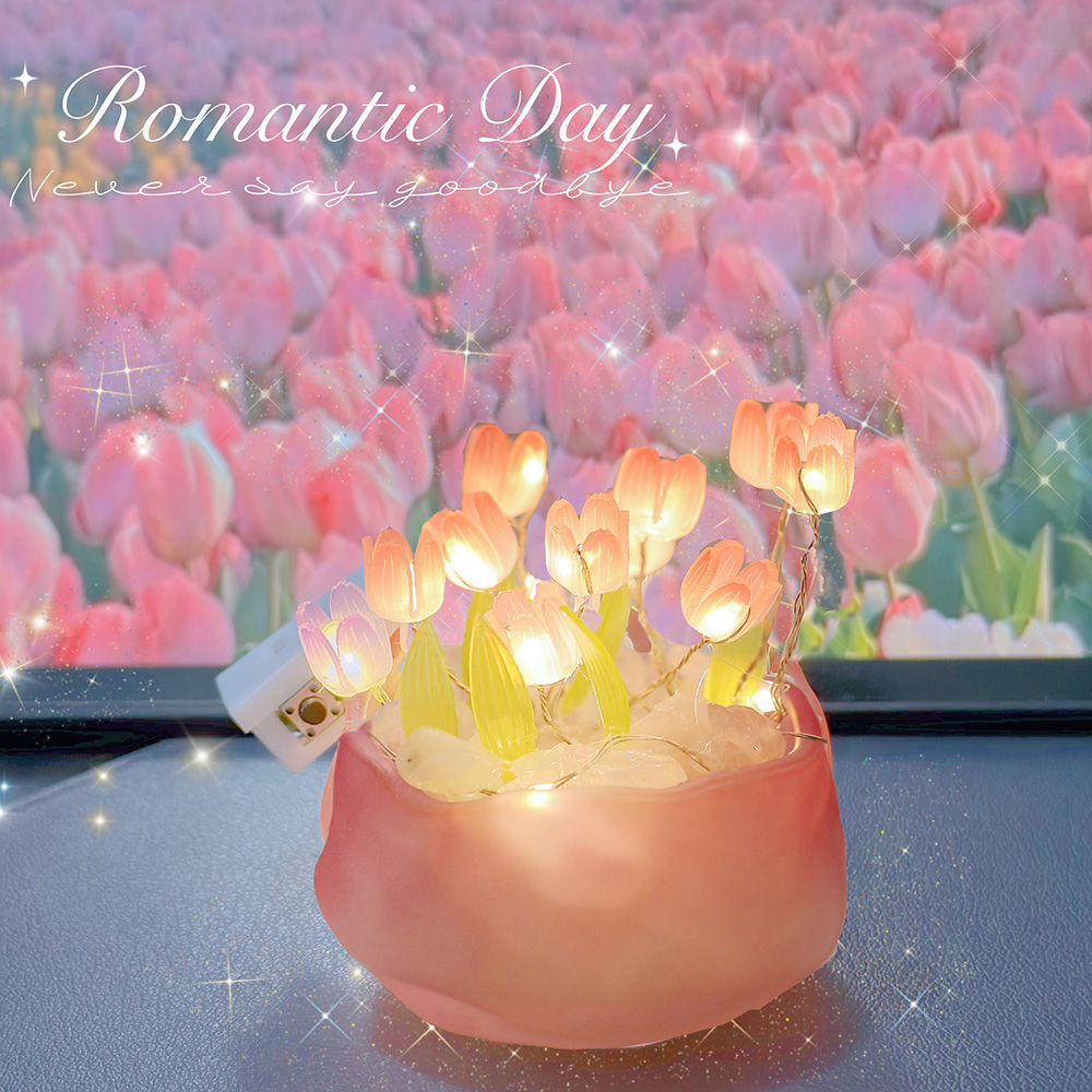 โคมไฟกลางคืน-รูปดอกทิวลิป-โรแมนติก-ขนาด-5-8-ซม-diy-สําหรับตกแต่งบ้าน-ห้องนอน-ของขวัญวันวาเลนไทน์