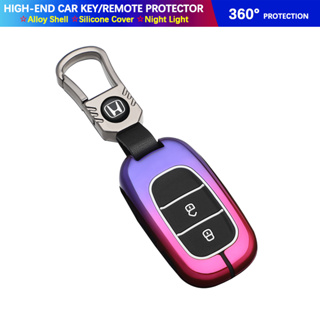 ใหม่ เคสกุญแจรถยนต์ โลหะผสมสังกะสี ไล่โทนสี สําหรับ Honda Civic Accord Vezel 2022 (2 ปุ่ม)