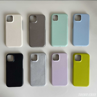 เคสโทรศัพท์มือถือหนัง แบบแข็ง กันกระแทก สีมาการอง สําหรับ iPhone 14 12 13 Pro Max 12Pro 11