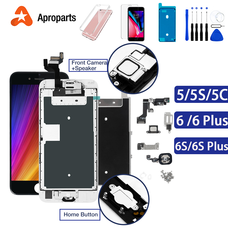 หน้าจอสัมผัส-lcd-พร้อมปุ่มโฮม-และกล้องหน้า-สําหรับ-iphone-6-6s-plus-5-5s-5c-6p