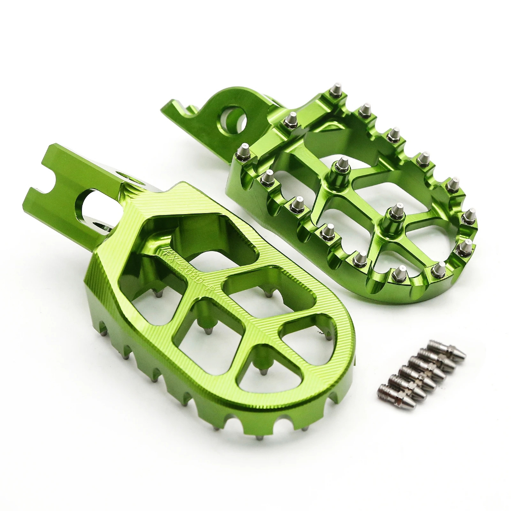 Motorcycle Hand Grips Handlebar Grips For Kawasaki Dirt Bikes – 7/8 \u0026 1  Inch Rubber Grips, Fits KX250, KX450F, KLX125 \u0026 More KX 250 X, image size:1024x1024