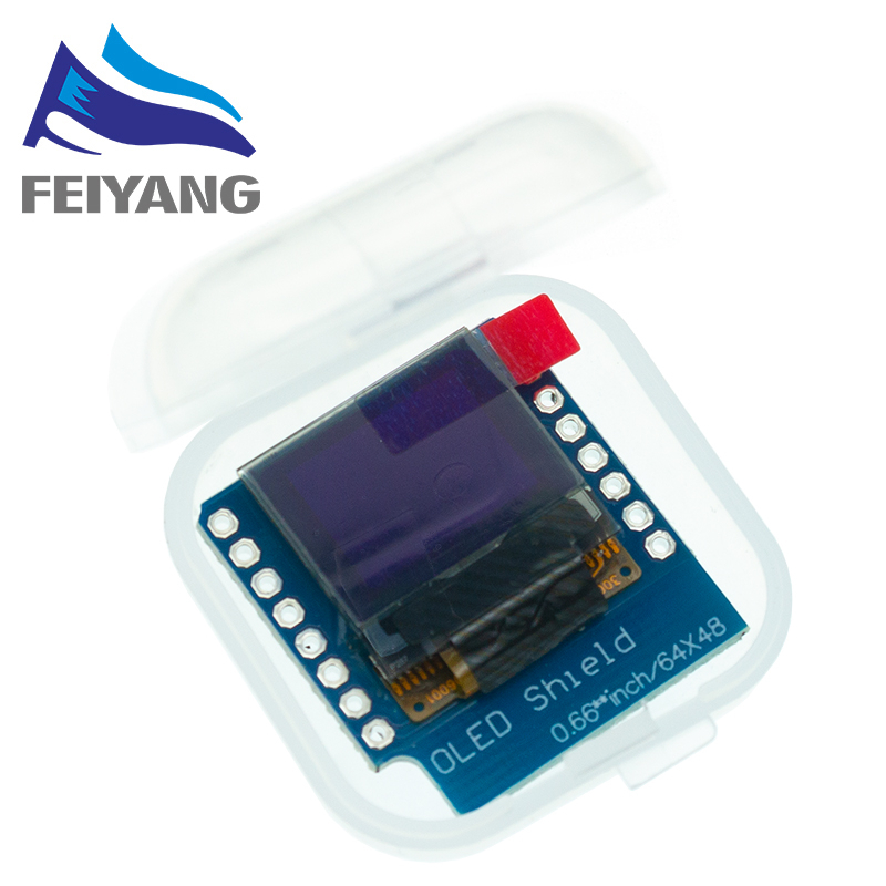 Scudo CUGUU OLED per WeMos D1 Mini 0,66 pollici Italia