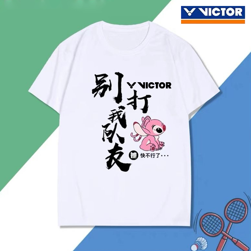 victor-badminton-เสื้อยืด-พิมพ์ลายการ์ตูน-angie-2023