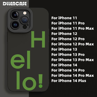 Dllencase เคสโทรศัพท์ ซิลิโคนนิ่ม กันกระแทก ลาย C222 C223 สําหรับ iPhone 14 13 Pro Max 11 12 13 Pro Pro Max