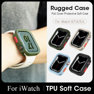 เคสมือถือ TPU แบบนิ่ม กันกระแทก สําหรับ iWatch Ultra 49 มม. 45 มม. 44 มม. 41 มม. 40 มม. iWatch Series 8 7 6 5 4 SE2