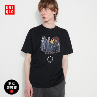 Uniqlo เสื้อยืดแขนสั้น พิมพ์ลายนารูโตะ (UT) สําหรับผู้ชาย และผู้หญิง 465222ยูนิโคล่