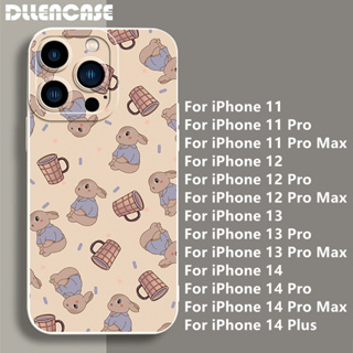 Dllencase เคสซิลิโคนนิ่ม กันกระแทก สําหรับ iPhone 14 13 Pro Max 11 12 13 Pro Pro Max D011