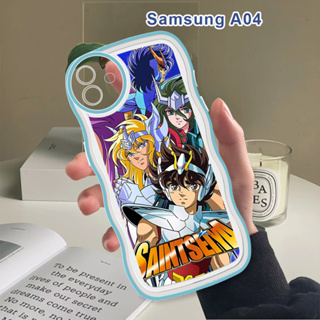 สําหรับ Samsung Galaxy A04 A14 A24 A34 A54 5G เคสโทรศัพท์มือถือแบบนิ่ม กันกระแทก กันรอยกล้อง ลาย Saint Seiya แฟชั่น