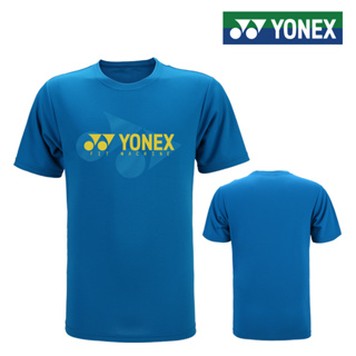 Yonex เสื้อกีฬาแบดมินตัน คอกลม และกางเกงขาสั้น สําหรับผู้ชาย และผู้หญิง