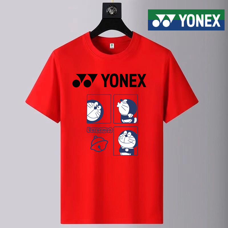 yonex-เสื้อยืดกีฬาแบดมินตัน-แขนสั้น-แห้งเร็ว-ลาย-doraemon-แฟชั่นฤดูใบไม้ผลิ-ฤดูร้อน-สําหรับผู้ชาย-และผู้หญิง-2023