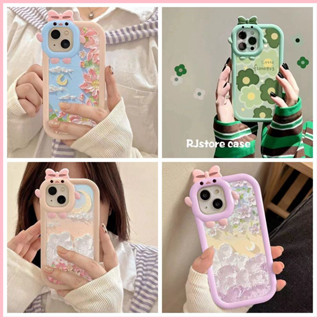 เคส สําหรับ iPhone 12 12 Pro 12 Pro Max 13 13 Pro 13 Pro Max 14 14 Pro 14 Pro Max 14 Plus เคส ล้างดอกไม้ขนาดเล็กกรณีโทรศัพท์ป้องกันการตก