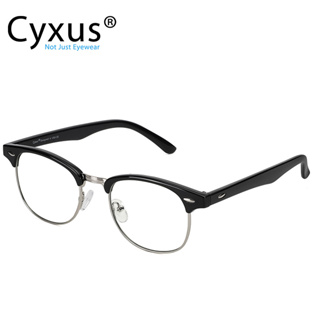 Cyxus แว่นตากรองแสงสีฟ้า TR90 เลนส์ใส สําหรับคอมพิวเตอร์ 8156T01