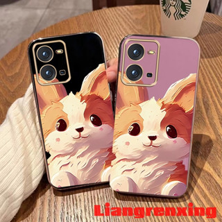 เคสซิลิโคนนิ่ม ลายการ์ตูนสัตว์ สุนัข DDHHG01 สําหรับ VIVO V25 5g v25e 4g VIVO V25 PRO