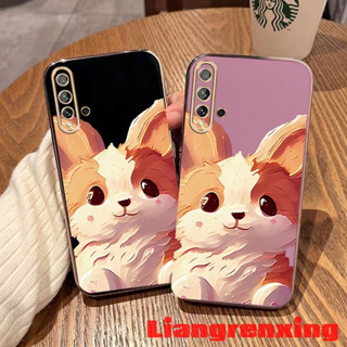 เคสโทรศัพท์มือถือ ซิลิโคนนิ่ม กันกระแทก ลายการ์ตูนสัตว์ สุนัข สําหรับ huawei nova 5t nova5 t DDHHG01