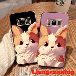 เคสโทรศัพท์มือถือ ซิลิโคนนิ่ม กันกระแทก ลายการ์ตูนสุนัข สําหรับ samsung s8 plus s8 DDHHG01