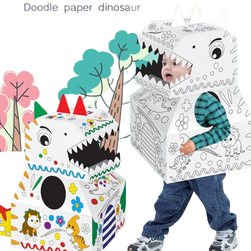 โมเดลกระดาษ-รูปไดโนเสาร์-diy-เหมาะกับของขวัญ-ของเล่นสําหรับเด็ก-ของเด็กเล่น