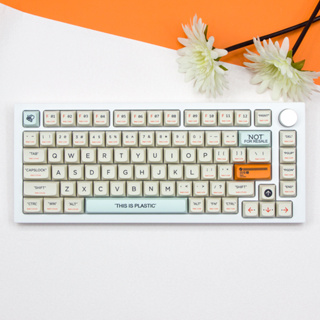 [keycaps] ปุ่มกดพลาสติก 128 คีย์ PBT สีย้อม