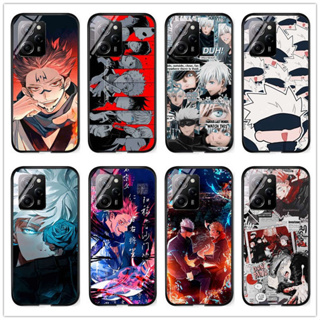 เคสโทรศัพท์มือถือกระจกนิรภัย แบบแข็ง กันกระแทก ลายการ์ตูนอนิเมะ Jujutsu Kaisen Yuji Itadori Gojo Satoru สําหรับ Xiaomi Poco x5 Poco x5 pro