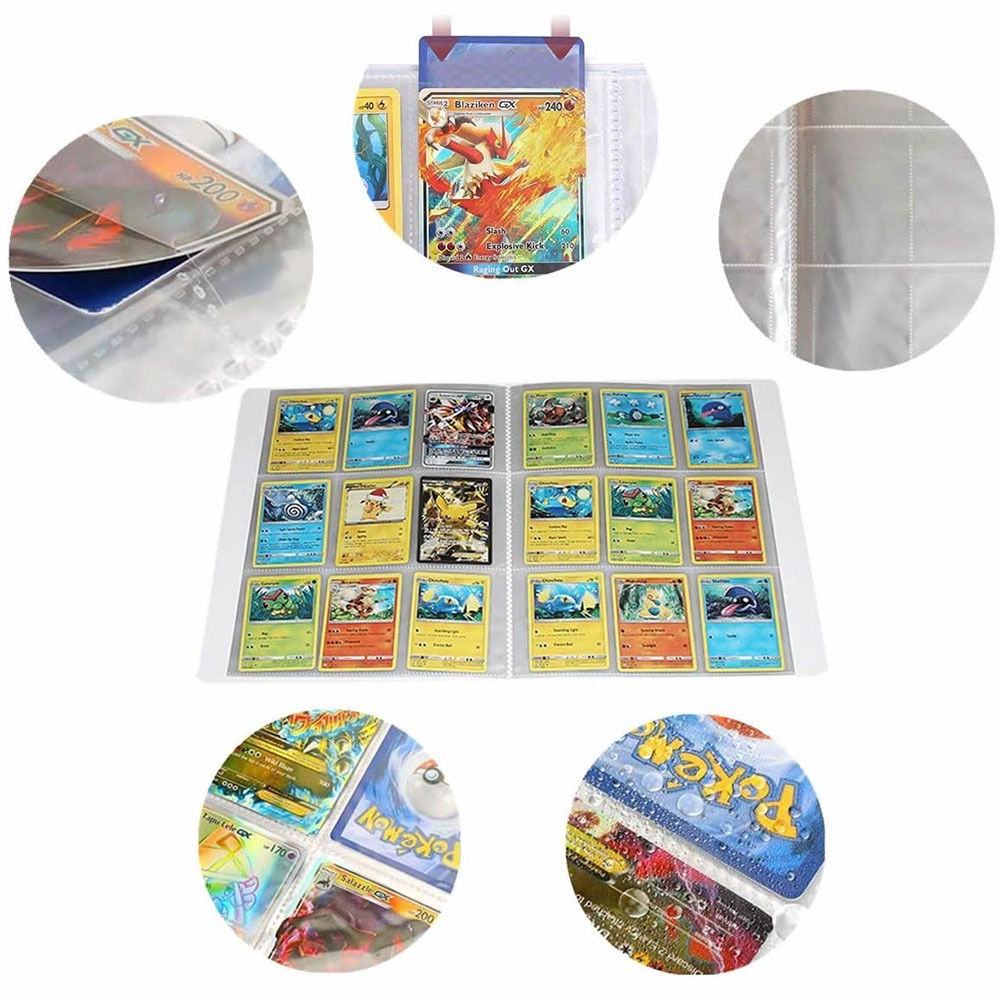 432-ใบ-9-ช่อง-สมุดอัลบั้มการ์ดเกมโปเกมอน-สมุดพลิกของสะสมน่ารักสำหรับเด็ก-kids-game-toy-book-ของขวัญ