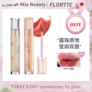 Flortte "FIRST KISS" ลิปกลอส ให้ความชุ่มชื้น