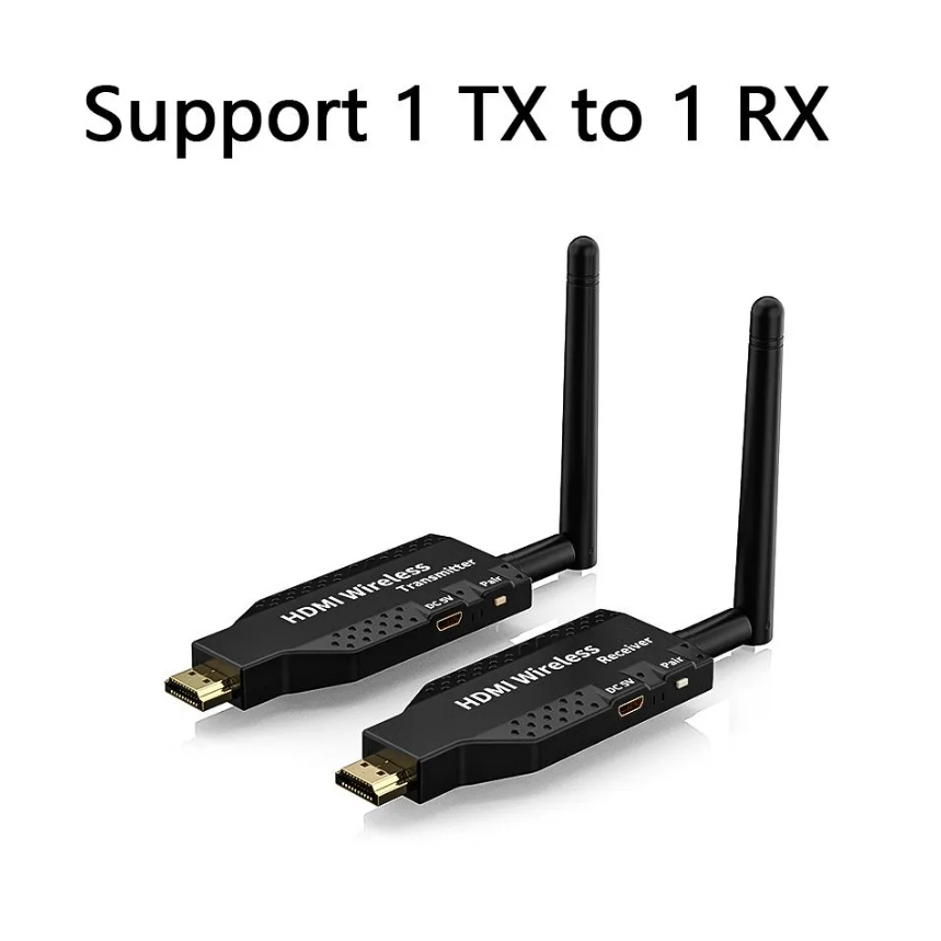 Wireless HDMI Extender Video Transmitter Receiver Screen Share Display