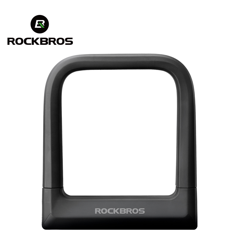 rockbros-อุปกรณ์ล็อคจักรยานไฟฟ้า-ซิลิโคน-รูปตัว-u-กันขโมย-พร้อมกุญแจ-2-ดอก