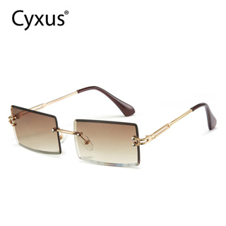 Cyxus แว่นตา ไร้กรอบ กันแสง Uv400 ไล่โทนสี เรียบง่าย น้ําหนักเบา กันลื่น แฟชั่น สําหรับผู้หญิง และผู้ชาย 1061
