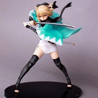 โมเดลฟิกเกอร์ PVC อนิเมะ Fate Grand Order Okita Souji Saber ขนาด 21 ซม. ของเล่นสําหรับเด็ก