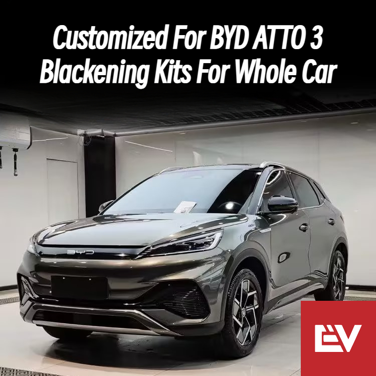 for-byd-atto-3-ชุดตกแต่งคาร์บอนสีดำลวดลายคาร์บอนไฟเบอร์และสีดำบริสุทธิ์ปรับแต่งให้พอดี